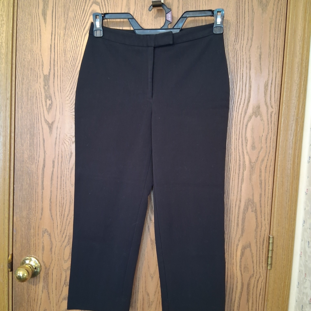 The Limited Black Straight-Leg Work Pants